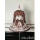 Alice Girl Bear Chocolate Long Sleeve Blouse(1st Pre-Order/3 Colours/Full Payment Without Shipping)